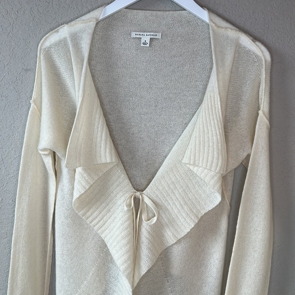 Banana Republic Tie Front Waterfall Cardigan Sweater Size Small - Picture 2 of 10